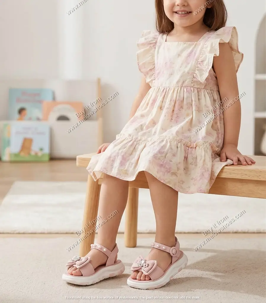 mellow-shoes-little-girls-pink-party-sandals-1520-on-foot-detail.webp