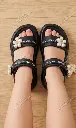mellow-shoes-little-girls-black-chunky-sandals-1528-outdoor-play-shot.webp