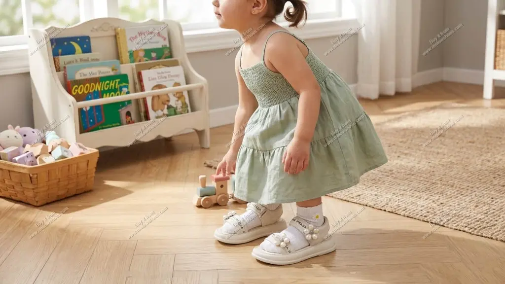 mellow-shoes-little-girls-cream-chunky-party-sandals-1527-on-shelf.webp