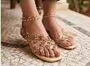 mellow-shoes-fancy-gold-bridal-flats-4035-handcrafted-detail.webp
