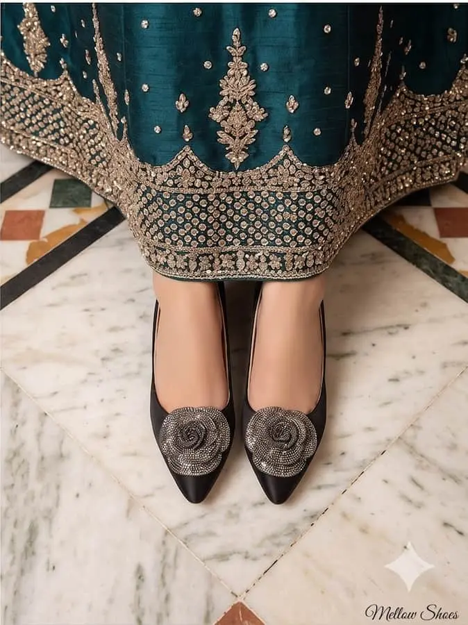 black embellished party heels women.webp