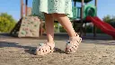 Soft Sole Baby Girls Strawberry Sandals - Pink Fancy Summer Wear