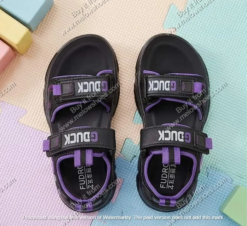 comfortable-boys-summer-sandals-black-purple-adjustable-straps.webp