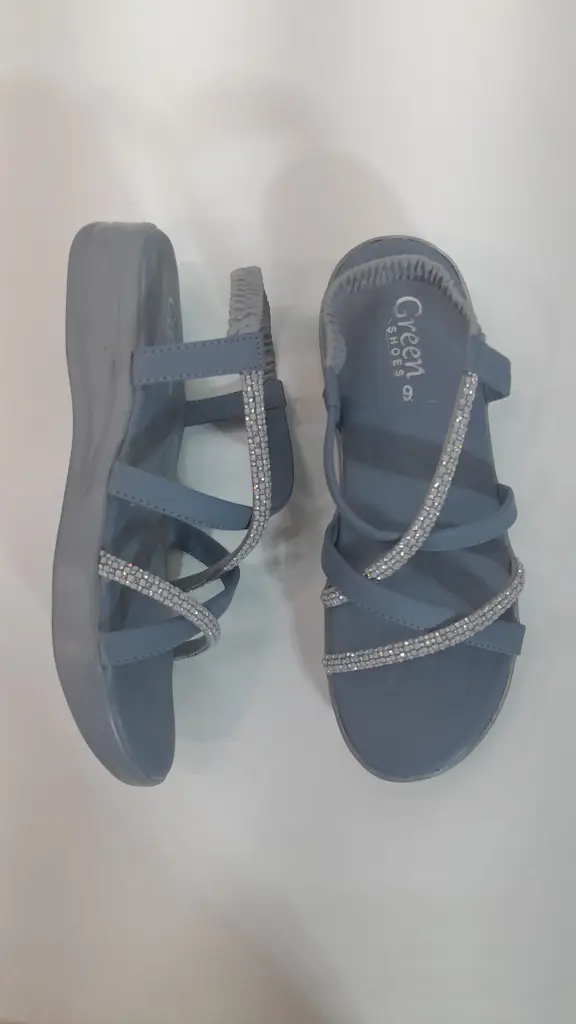 Grey Sandals PU Bed Sole 