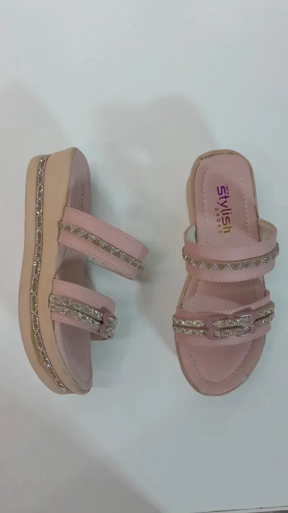 Foamy Bed Sole Pink Fancy Chappal