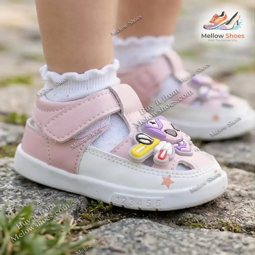 6014 Pink Spider Man Infants Sandals