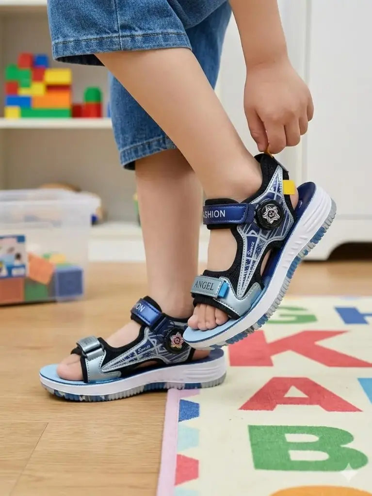 Boys High-Performance Sporty Sandal Blue Neon 2506